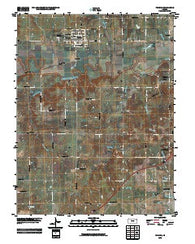 Pomona Kansas Historical topographic map, 1:24000 scale, 7.5 X 7.5 Minute, Year 2009