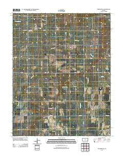 Porterville Kansas Historical topographic map, 1:24000 scale, 7.5 X 7.5 Minute, Year 2012