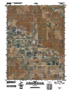 Portis Kansas Historical topographic map, 1:24000 scale, 7.5 X 7.5 Minute, Year 2009
