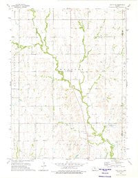 Portis NE Kansas Historical topographic map, 1:24000 scale, 7.5 X 7.5 Minute, Year 1973