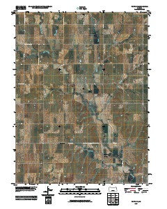 Portis NE Kansas Historical topographic map, 1:24000 scale, 7.5 X 7.5 Minute, Year 2009