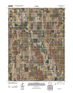 Portis NE Kansas Historical topographic map, 1:24000 scale, 7.5 X 7.5 Minute, Year 2012