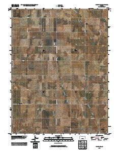 Portis NW Kansas Historical topographic map, 1:24000 scale, 7.5 X 7.5 Minute, Year 2009