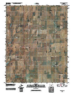 Portland Kansas Historical topographic map, 1:24000 scale, 7.5 X 7.5 Minute, Year 2010