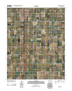 Portland Kansas Historical topographic map, 1:24000 scale, 7.5 X 7.5 Minute, Year 2012