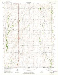 Portland Kansas Historical topographic map, 1:24000 scale, 7.5 X 7.5 Minute, Year 1965