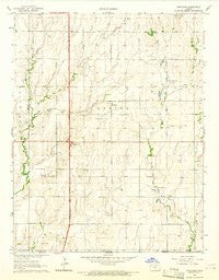 Portland Kansas Historical topographic map, 1:24000 scale, 7.5 X 7.5 Minute, Year 1965