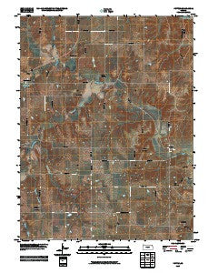 Potter Kansas Historical topographic map, 1:24000 scale, 7.5 X 7.5 Minute, Year 2009