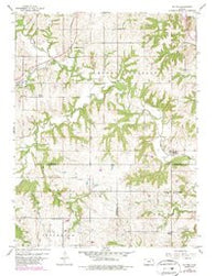 Potter Kansas Historical topographic map, 1:24000 scale, 7.5 X 7.5 Minute, Year 1960