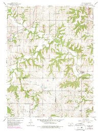 Potter Kansas Historical topographic map, 1:24000 scale, 7.5 X 7.5 Minute, Year 1960