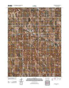 Prairie View Kansas Historical topographic map, 1:24000 scale, 7.5 X 7.5 Minute, Year 2012