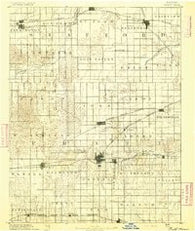 Pratt Kansas Historical topographic map, 1:125000 scale, 30 X 30 Minute, Year 1892