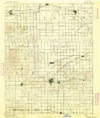 Pratt Kansas Historical topographic map, 1:125000 scale, 30 X 30 Minute, Year 1892