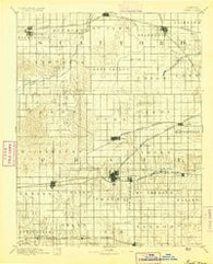 Pratt Kansas Historical topographic map, 1:125000 scale, 30 X 30 Minute, Year 1894