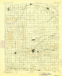 Pratt Kansas Historical topographic map, 1:125000 scale, 30 X 30 Minute, Year 1894