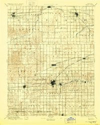 Pratt Kansas Historical topographic map, 1:125000 scale, 30 X 30 Minute, Year 1894