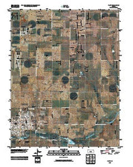 Pratt Kansas Historical topographic map, 1:24000 scale, 7.5 X 7.5 Minute, Year 2009