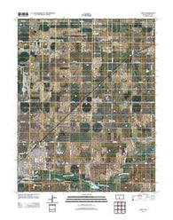 Pratt Kansas Historical topographic map, 1:24000 scale, 7.5 X 7.5 Minute, Year 2012