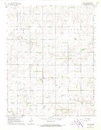 Pratt SE Kansas Historical topographic map, 1:24000 scale, 7.5 X 7.5 Minute, Year 1968