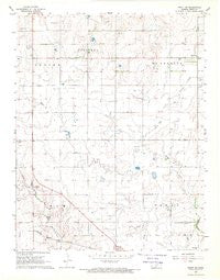 Pratt SW Kansas Historical topographic map, 1:24000 scale, 7.5 X 7.5 Minute, Year 1968