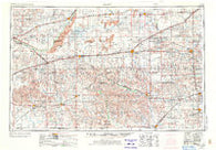 Pratt Kansas Historical topographic map, 1:250000 scale, 1 X 2 Degree, Year 1955