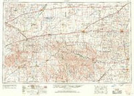 Pratt Kansas Historical topographic map, 1:250000 scale, 1 X 2 Degree, Year 1955