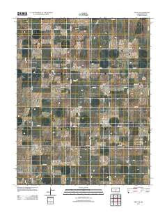 Pratt SE Kansas Historical topographic map, 1:24000 scale, 7.5 X 7.5 Minute, Year 2012