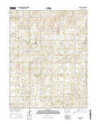 Pratt SE Kansas Current topographic map, 1:24000 scale, 7.5 X 7.5 Minute, Year 2015