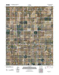 Pratt SW Kansas Historical topographic map, 1:24000 scale, 7.5 X 7.5 Minute, Year 2012