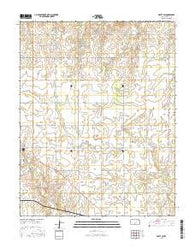 Pratt SW Kansas Current topographic map, 1:24000 scale, 7.5 X 7.5 Minute, Year 2015