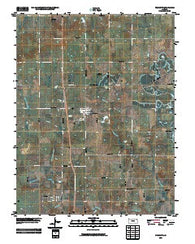 Prescott Kansas Historical topographic map, 1:24000 scale, 7.5 X 7.5 Minute, Year 2009