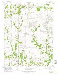 Prescott Kansas Historical topographic map, 1:24000 scale, 7.5 X 7.5 Minute, Year 1958