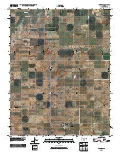 Preston Kansas Historical topographic map, 1:24000 scale, 7.5 X 7.5 Minute, Year 2009