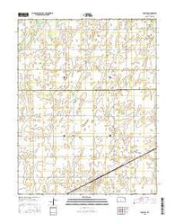 Preston Kansas Current topographic map, 1:24000 scale, 7.5 X 7.5 Minute, Year 2015
