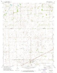 Preston Kansas Historical topographic map, 1:24000 scale, 7.5 X 7.5 Minute, Year 1971
