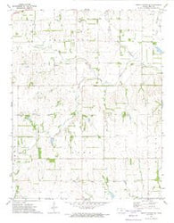 Pretty Prairie SW Kansas Historical topographic map, 1:24000 scale, 7.5 X 7.5 Minute, Year 1971