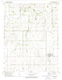 Pretty Prairie Kansas Historical topographic map, 1:24000 scale, 7.5 X 7.5 Minute, Year 1971