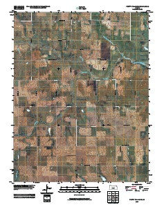 Pretty Prairie SW Kansas Historical topographic map, 1:24000 scale, 7.5 X 7.5 Minute, Year 2009