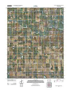 Pretty Prairie SW Kansas Historical topographic map, 1:24000 scale, 7.5 X 7.5 Minute, Year 2012