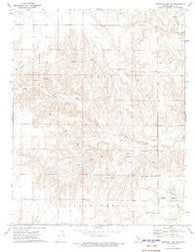Proffitt Lake NW Kansas Historical topographic map, 1:24000 scale, 7.5 X 7.5 Minute, Year 1972
