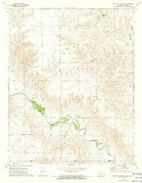Proffitt Lake SW Kansas Historical topographic map, 1:24000 scale, 7.5 X 7.5 Minute, Year 1972