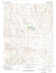 Proffitt Lake Kansas Historical topographic map, 1:24000 scale, 7.5 X 7.5 Minute, Year 1972