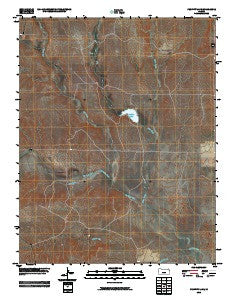 Proffitt Lake Kansas Historical topographic map, 1:24000 scale, 7.5 X 7.5 Minute, Year 2010
