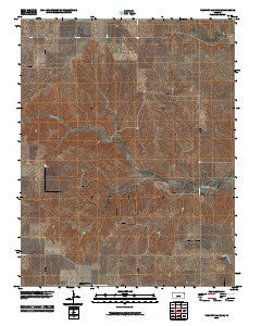 Proffitt Lake NW Kansas Historical topographic map, 1:24000 scale, 7.5 X 7.5 Minute, Year 2010