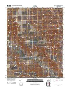 Proffitt Lake SW Kansas Historical topographic map, 1:24000 scale, 7.5 X 7.5 Minute, Year 2012