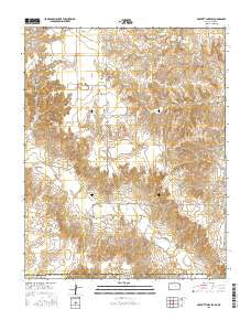 Proffitt Lake SW Kansas Current topographic map, 1:24000 scale, 7.5 X 7.5 Minute, Year 2016