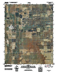 Protection Kansas Historical topographic map, 1:24000 scale, 7.5 X 7.5 Minute, Year 2009