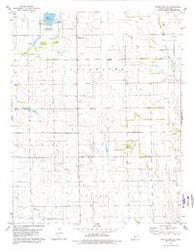 Protection NE Kansas Historical topographic map, 1:24000 scale, 7.5 X 7.5 Minute, Year 1979