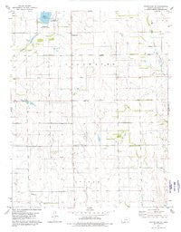 Protection NE Kansas Historical topographic map, 1:24000 scale, 7.5 X 7.5 Minute, Year 1979