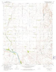 Protection SW Kansas Historical topographic map, 1:24000 scale, 7.5 X 7.5 Minute, Year 1980